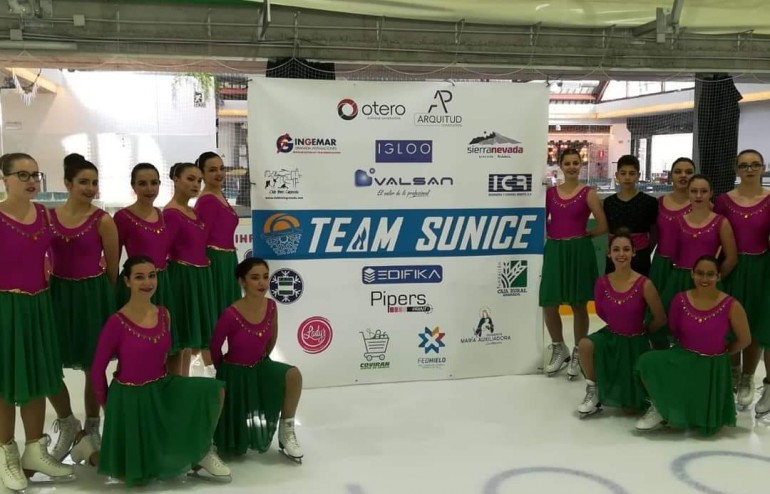 PATROCINADORES DEL EQUIPO DE PATINAJE SINCRONIZADO TEAM SUNICE PROCLAMADO CAMPEÓN DE ESPAÑA 2018